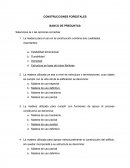 CONSTRUCCIONES FORESTALES BANCO DE PREGUNTAS