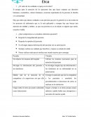 ¿El valor de los cuidados se apoya en la ética?