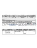 PLANEACIÓN DE SECUENCIA DIDÁCTICA