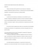 GESTIÓN DE RECURSOS HUMANO POR COMPETENCIAS