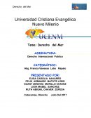 Tema: Derecho del Mar