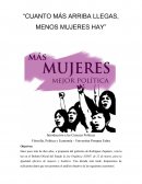 Cuanto más arriba llegas menos mujeres hay