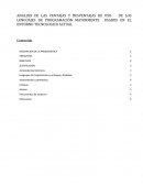 ANALISIS DE LAS VENTAJAS Y DESVENTAJAS DE USO DE LOS LENGUAJES DE PROGRAMACIÓN MAYORMENTE USADOS EN EL ENTORNO TECNOLOGICO ACTUAL