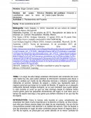 Métodos cuantitativos para la toma de decisiones Actividad: 2. Planteamiento del Proyecto