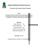 Propuesta para mejorar la relación afectiva-comunicativa entre padres e hijos adolescentes que asisten a las escuelas “Sec. Gral. Niños Héroes de Chapultepec” y “Sacramento Joffre Fernández” COBAEV Plantel 37