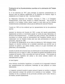 Finalización de los Acontecimientos ocurridos en la culminación del Tratado Filos Hines.