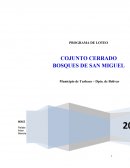 CONJUNTO CERRADO BOSQUES DE SAN MIGUEL” MEMORIA DEL PROYECTO