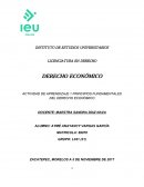 Actividad de aprendizaje Principios fundamentales del derecho económico