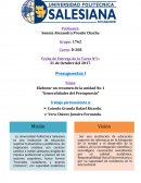 Elaborar un resumen “Generalidades del Presupuesto”