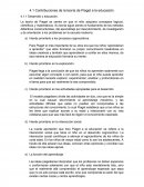 Contribuciones de la teoría de Piaget a la educación