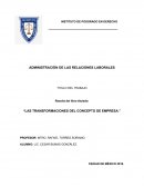 LAS TRANSFORMACIONES DEL CONCEPTO DE EMPRESA