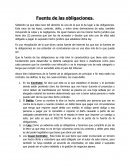 Fuente de las obligaciones.