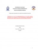 Proyecto para la aprobación de la catedra de matemáticas financieras