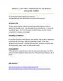 ENSAYO LITERARIO. “AMOR ETERNO” DE ADOLFO BECQUER: POEMA