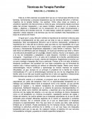 Analisis del Libro: "Técnicas en Terapia Familiar"