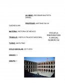 TRABAJO: VISITA A PALACIO NACIONAL