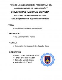 Servidores Vinculados en Sql Server. Página 1