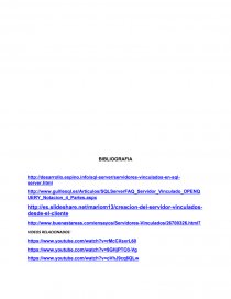 Servidores Vinculados en Sql Server. Página 13