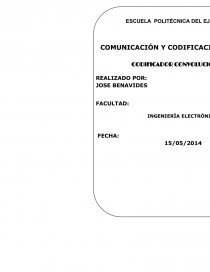 Codificador convolucional Hard y Soft. Página 1