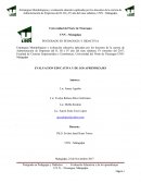 EVALUACION EDUCATIVA Y DE LOS APRENDIZAJES