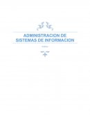 ADMINISTRACION DE SISTEMAS DE INFORMACION Análisis