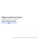 La amazonia ecuatoriana