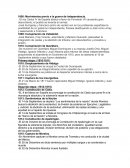 Fechas de la independencia de méxico