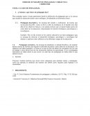 TEMA: CLASES DE PEDAGOGÍA