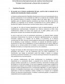 CONFERENCIA IBEROAMERICANA DE LA JUSTICIA CONSTITUCIONAL