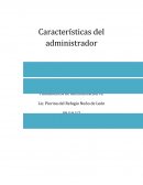 Características del Administrador.