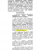 Modelo demanda DECLARA EMPRESA DENOMINADA DESARROLLOS GARCA SOCIEDAD ANÓNIMA DE CAPITAL VARIABLE