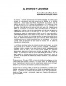 EL DIVORCIO Y LOS NIÑOS