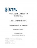 INFORME ORGANIZACIÓN RAMO S.A
