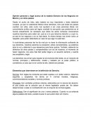 Opinión personal y legal acerca de la materia Derecho de los Negocios en México y en otros países: