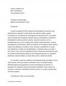 Evaluación de aprendizaje Método de las materias en línea