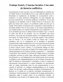 Trabajo Social y Ciencias Sociales. Cien años de historia conflictiva.