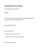 Enseñanza de la lengua