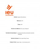 La producción del párrafo para desarrollar contenidos interesantes.