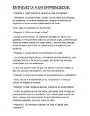 Entrevista a un emprendedor ·Pregunta 1. ¿Qué motivos te llevaron a crear la empresa?