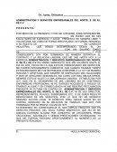 Administracion y servicios empresariales del norte, S. de R.L de C.V.