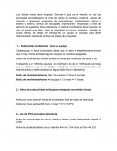 Medición de rendimiento Los índices tomas de la empresa “Sommer´s”