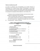 Los criterios de clasiﬁcación para AR desarrollados por del Colegio Americano de Reumatología
