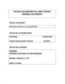 Informe ESCUELA SECUNDARIA No. 0845 “RAFAEL RAMIREZ CASTAÑEDA”