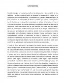 Antecedentes de los tipos de violencia