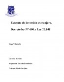 LA GRAN NORMATIVA INVERSIÓN EXTRANJERA CHILE