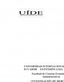 Características de la investigación concluyente