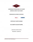 TAREA 1 GESTION DEL TALENTO HUMANO