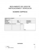 Reglamento de uso de instalaciones