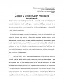 La nueva Zapata y la Revolución Mexicana