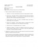 Medida de calidad. Encuesta